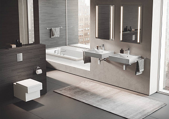 Полотенцедержатель GROHE Essentials Cube 40624001 хром 44,9см
