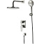 Душевая система LEMARK Bronx LM3729GM графит