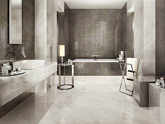 Плитка для ступеней Atlas Concord Россия Allure 620070001757 Grey Beauty Scalino Angolare Dx 33х160см 0,528кв.м. матовая