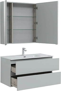 Мебель для ванной AQUANET Алвита New 274528 серый