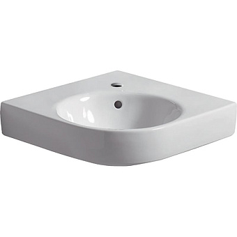Раковина угловая GEBERIT Renova Compact 226150000 69,5х62см