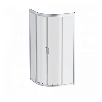 Угловое ограждение AM-PM Gem W90G-401-100WT 190х100см стекло прозрачное