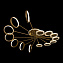 Светильник потолочный Loft It Megan 10164L Gold 99Вт LED