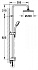 Душевая система GROHE Eurosmart New 124410 хром