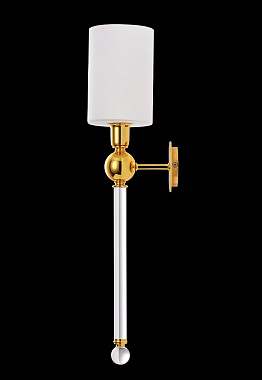 Бра CRYSTAL LUX MIRABELLA MIRABELLA AP1 GOLD/WHITE 60Вт E14