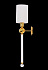 Бра CRYSTAL LUX MIRABELLA MIRABELLA AP1 GOLD/WHITE 60Вт E14