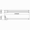 Полотенцедержатель WASSERKRAFT Leine K-5000 K-5031 хром 43см