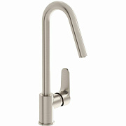 Смеситель для кухни VITRA Root Round A4274234EXP поворотный излив никель