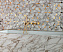 Керамическая мозаика Atlas Concord Италия Marvel Edge 9EHG Gold Hex Gris-Calacatta 29х25,1см 0,437кв.м.