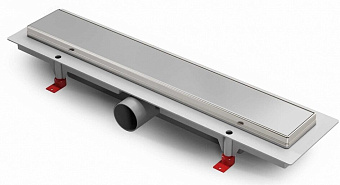Душевой лоток Azario AZ-CH 450 KN 45х6см горизонтальный сток с решёткой и опорами