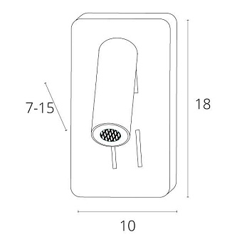 Бра Arte Lamp ELECTRA A8233AP-1BK 10Вт LED