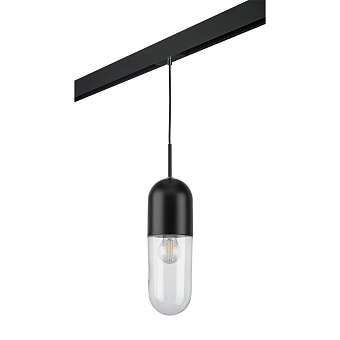 Трековый светильник Lightstar Ramo PRO690017 40Вт E27 прозрачный для однофазного трека