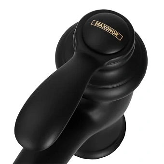 Смеситель для раковины Maxonor MN1076-7 чёрный