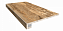 Плитка для ступеней ESTIMA Spanish Wood SP04_NR/33x120/S1/Riser/SP04_NR/14,5x120 Ocre 120х33смкв.м. неполированная