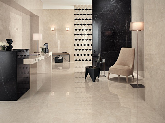 Настенная плитка Atlas Concord Италия MARVEL STONE A4S5 Cream Prestige 50х120см 1,8кв.м. глянцевая