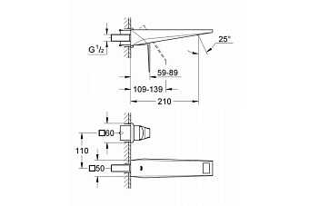 Смеситель для раковины GROHE Allure Brilliant 19783000 хром