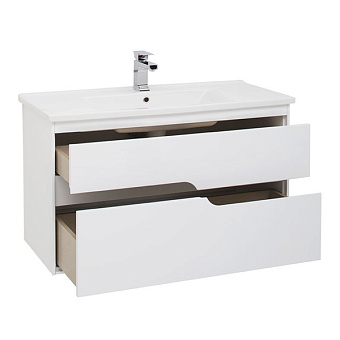 Тумба с раковиной AQUANET Модена 212664 45х99,5х57,9см