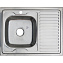 Мойка кухонная MELANA 8060 007/2 L (*10) 80х60см хром