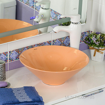 Раковина накладная MELANA 7020-B5-806 41х41см