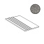 Плитка для ступеней Atlas Concord Италия Dolmen Pro A0VF Grigio Gradino 37,5х75см 0,281кв.м. неполированная