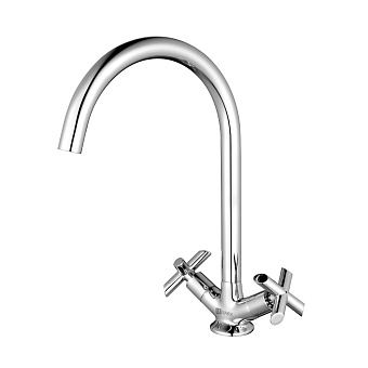 Смеситель для кухни LEMARK Practica LM7504C поворотный излив хром