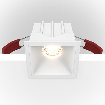 Светильник точечный встраиваемый Maytoni Alfa LED DL043-01-10W3K-SQ-W 10Вт LED