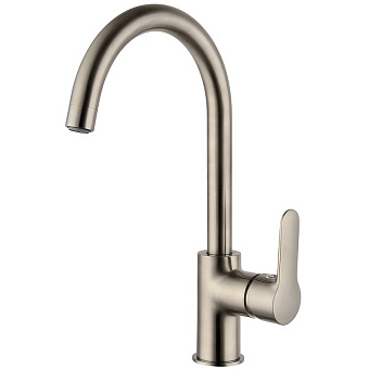 Смеситель для кухни IDDIS Cuba CUBBNFJi05 поворотный излив сатин