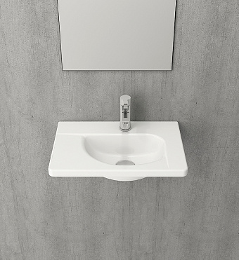 Раковина встраиваемая сверху BERGES Small 182008 44,5х31см