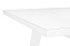 Кухонный стол раскладной AERO 90х160х75см закаленное стекло/сталь White Glass