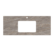 Столешница KERAMA MARAZZI Plaza PL3.VT280.120 Керамогранит 117х48см Парнас пепельный лаппатированный