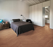 Неполированный керамогранит Atlas Concord Италия NID AAN5 Nid Cashmere Chevron 67х11,5см 0,77кв.м.