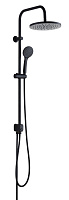 Душевая система ESKO ST1550 Black чёрный матовый
