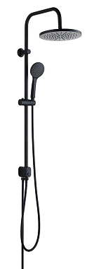 Душевая система ESKO ST1550 Black чёрный матовый