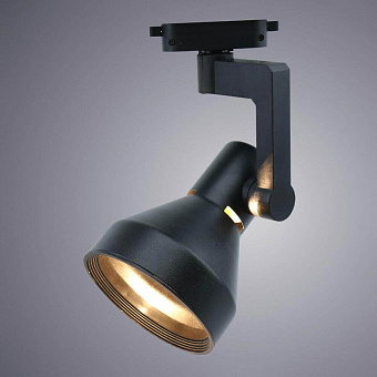 Трековый светильник Arte Lamp NIDO A5108PL-1BK 60Вт E27 чёрный для однофазного трека