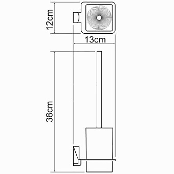 Ёршик WASSERKRAFT Leine K-5000 K-5027 хром