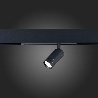 Магнитный трековый светильник ST Luce ST658 ST658.496.07 7Вт LED чёрный