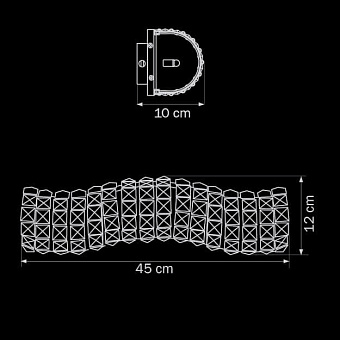 Светильник настенный Lightstar Onda 741632 120Вт G9