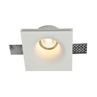 Светильник точечный встраиваемый Maytoni Gyps Modern DL001-1-01-W 35Вт GU10