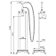 Смеситель для ванны Comforty FE0051-CCT-G золото