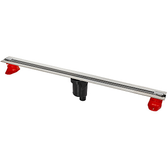 Щелевой душевой трап BERGES SUPER Slim 090055 1000 103х12,5см вертикальный сток