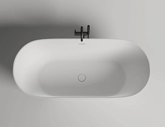 Ванна каменная SALINI MONA 102911GRH S-Sense глянцевая 180х80см отдельностоящая