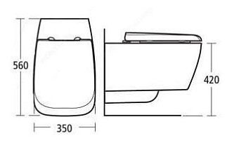 Сиденье для унитаза IDEAL STANDARD T663801 с микролифтом