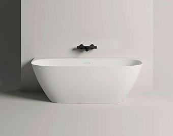 Ванна каменная SALINI SOFIA 102523MRH S-Stone матовая 180х85см пристенная