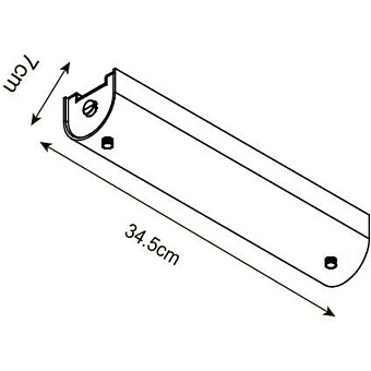 Подсветка для зеркал Arte Lamp TRATTO A4101AP-2WH 40Вт E14