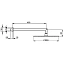 Верхний душ Cisal Shower DS0136602F никель