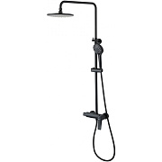 Душевая система LEMARK Bronx LM3760BL чёрный