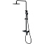 Душевая система LEMARK Bronx LM3760BL чёрный