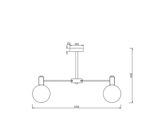 Люстра подвесная Freya Globo FR5175PL-06BS 60Вт 6 лампочек E27