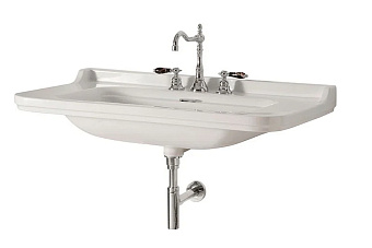 Раковина подвесная Kerasan Waldorf 4142K1bi/cr*3 100х55см