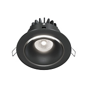Светильник точечный встраиваемый Maytoni Yin DL031-L12W4K-D-B 12Вт LED